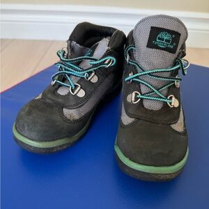 Timberland Kids Boots - Black with Teal and Gray